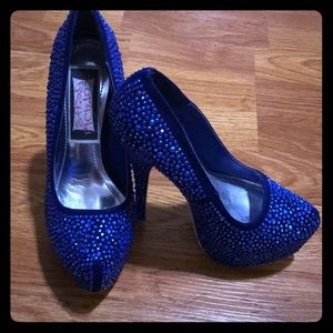 Rhinestone heels